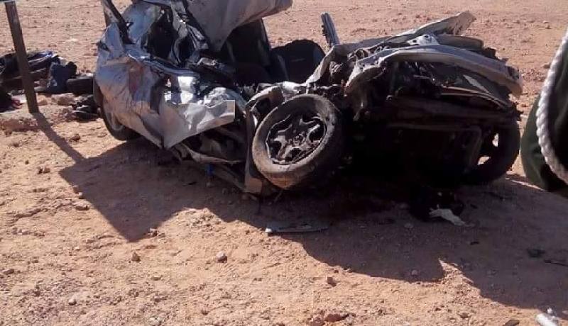 وفاة 4 أشخاص في حادث مرور بالقرب من زلفانة في غرداية