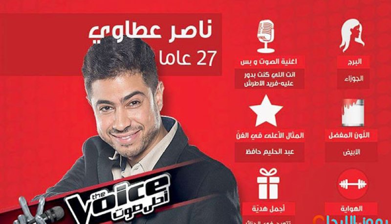 كاظم الساهر يهدي أغنية لناصر عطاوي بعد خروجه من The Voice