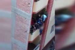 بالفيديو..سيدة تلقي بنفسها من “البالكو” بعد شجار مع زوجها