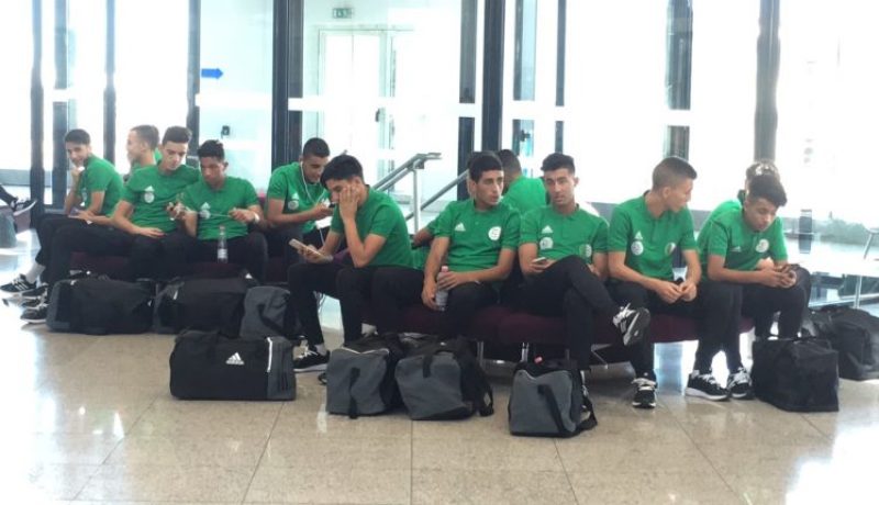 المنتخب الجزائري يصل إلى تونس إستعدادا لبطولة UNAF