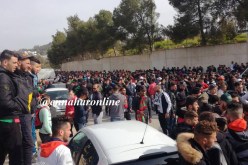 بالفيديو.. إصابات في صفوف الأنصار أمام ملعب الشهيد حملاوي