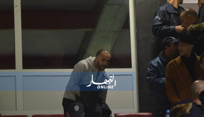 بالصور.. بلماضي حاضر في بولوغين لمعاينة بن غيث وشيتة