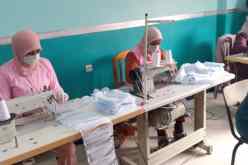 مراكز التكوين تصنع 500 ألف كمامة