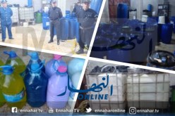 بالصور.. الأمن يكشف ورشة سرية لصناعة مواد التطهير بطريقة غير شرعية بعنابة