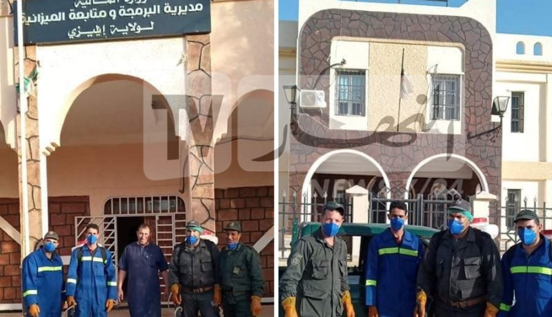 بالصور.. أعوان الغابات بإليزي يشاركون في تعقيم الشوارع والمؤسسات