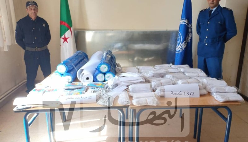 بالصور.. تفكيك ورشة سرية لصناعة الكمامات بطريقة غير قانونية بعنابة