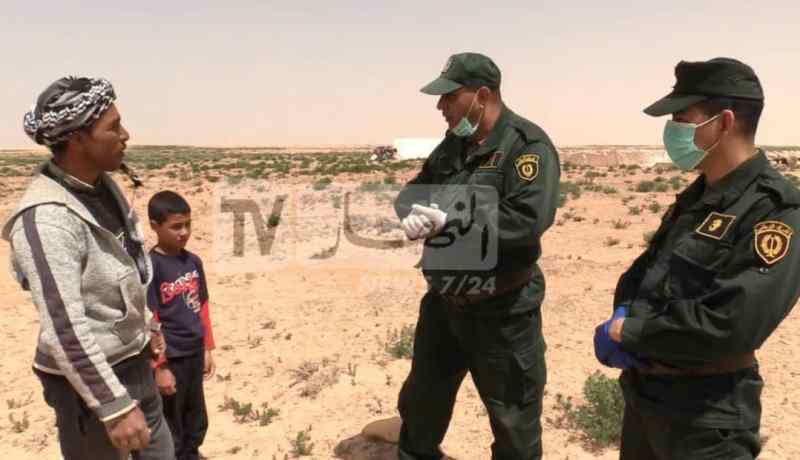 الدرك الوطني بتيارت يقدم نصائح توعوية للبدو الرحل حول فيروس كورونا