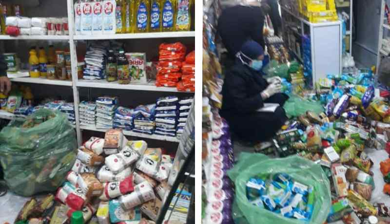 حجز كمية معتبرة من المواد الغذائية منتهية الصلاحية بباش جراح