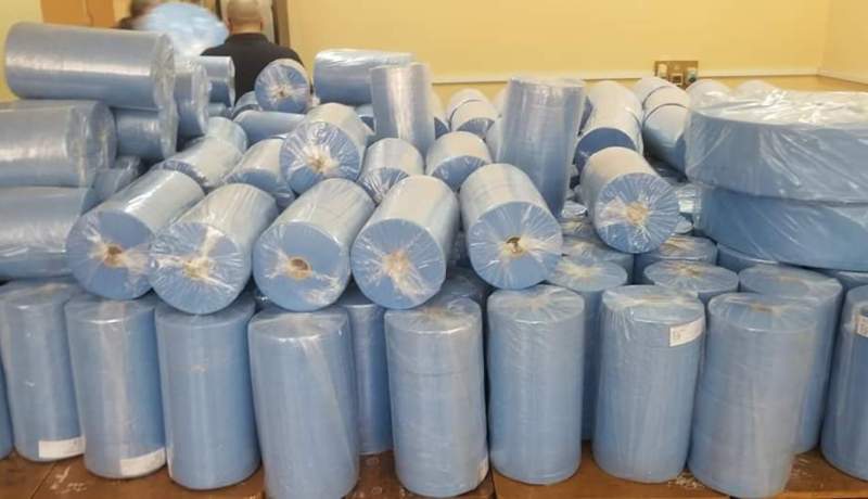 الأفسيو يقدم المواد الأولية لصناعة الكمامات الطبية للمعهد الوطني المتخصص في التكوين المهني