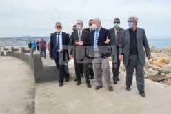 شيعلي يتفقد تقدم إنجاز ميناء الإستجمام والشاطئ العائلي الإصطناعي بمنتزه الصابلات