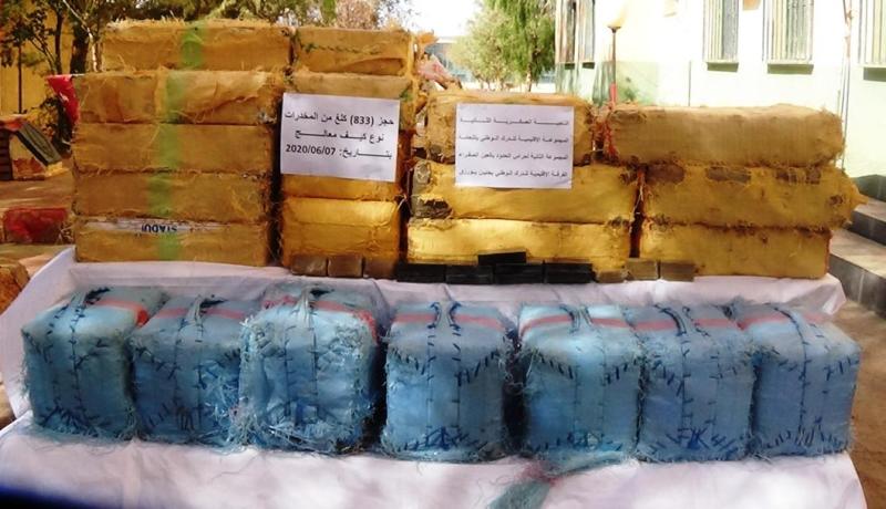 ضبط أكثر من 8 قناطير “كيف” في النعامة