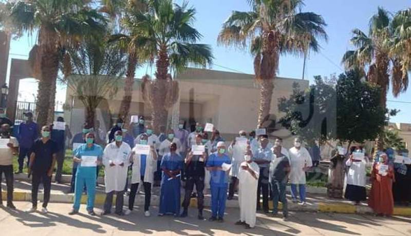 الوادي: الطاقم الطبي بالمؤسسة الإستشفائية سعيد ذباخ بالمغير يطالبون بتحسين وضعهم المهني