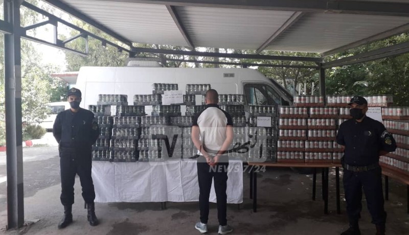 سوق اهراس: توقيف شخص وحجز 2700 قارورة خمر بسدراتة