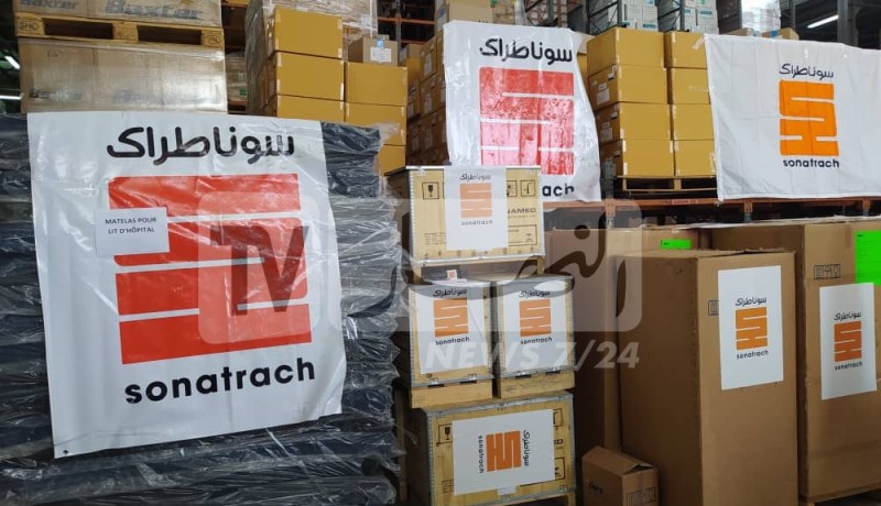 بالصور.. سوناطراك تتبرع بأجهزة ومعدات طبية لوزارة الصحة