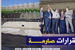 خالدي يزور ملعب تيزي وزو الجديد ويفسخ العقد مع شركة “ETRHB”