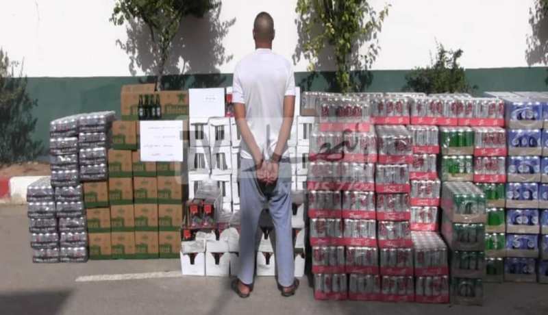 مصالح الدرك تحجز 6755 قارورة خمر بسيدي بلعباس