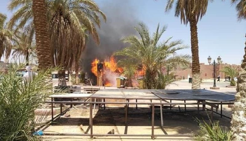أدرار.. شرارة كهربائية تتسبب في حريق محل لبيع المثلجات وسط ساحة الشهداء