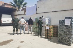 بالصور.. الدرك يحبط تمرير 13980 قارورة خمر بوهران