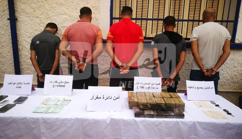 النعامة: أمن دائرة مغرار يحجز أكثر من 14 كلغ من الكيف المعالج
