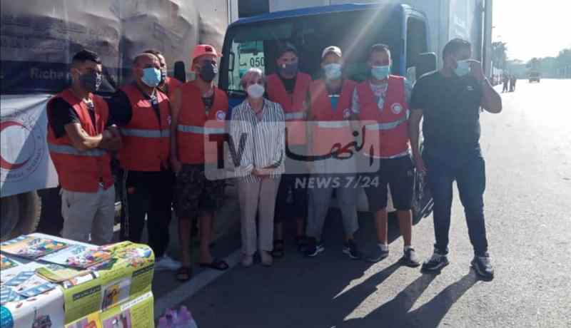 بالصور.. الهلال الأحمر الجزائري يرسل قافلة تضامنية إلى ولاية ميلة