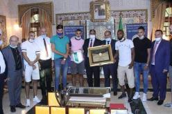 بالصور.. الرابطة تكرم وداد تلمسان بعد صعوده