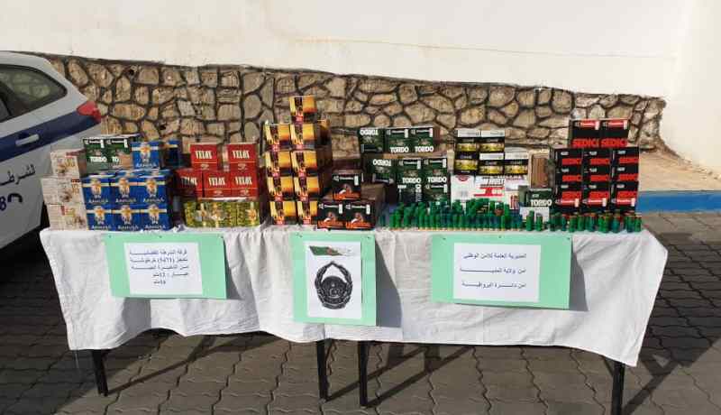 المدية: الأمن يحجز 5471 وحدة من خراطيش الصيد