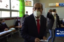 رئيس المجلس الدستوري يدلي بصوته ويؤكد على بناء جمهورية جديدة