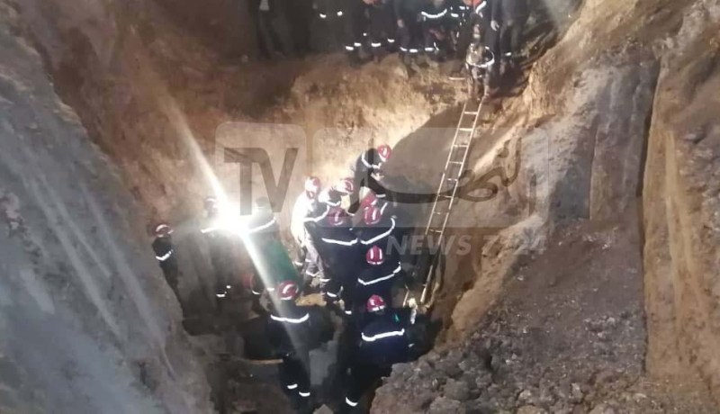 بالصور: إنتشال جثة شخص من داخل بئر بعد 13 ساعة من البحث بسيدي بلعباس
