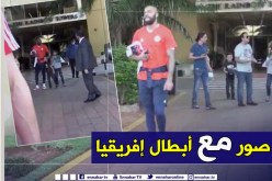 نجوم الخضر يصنعون الحدث وسط الجالية الجزائرية بزيمبابوي