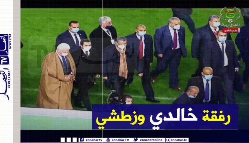 الوزير الأول جراد حاضر بملعب 5 جويلية لمتابعة نهائي السوبر