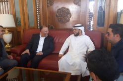 الزميل أنيس رحماني يستقبل الشيخ وسيم يوسف بالقاعة الشرفية للمطار
