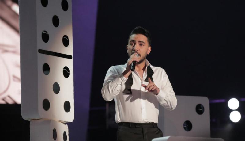 بالفيديو.. الجزائري حسين بن حاج يحصل على أعلى تصويت في the voice