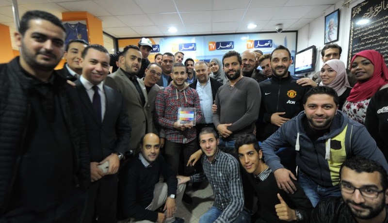 بالصور.. مجمع النهار يحتفل بالتتويج كأفضل ثاني قناة اخبارية على يوتلسات