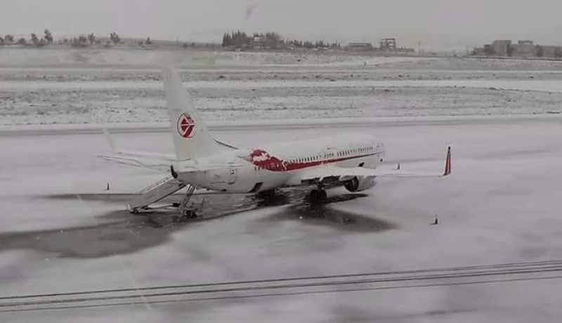 تذبذب في الرحلات بمطار سطيف بسبب الثلوج