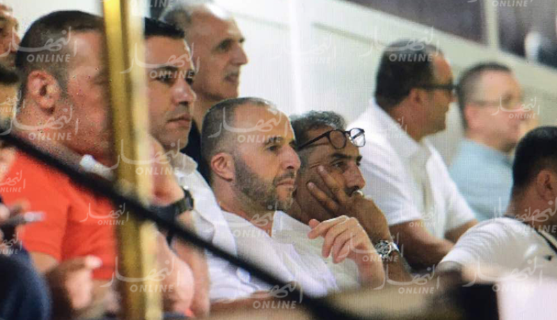 بالصور.. بلماضي مُتواجد بملعب بولوغين لمُشاهدة لقاء بارادو-السياربي