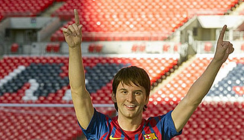 تمثال شمعي لميسي في لندن