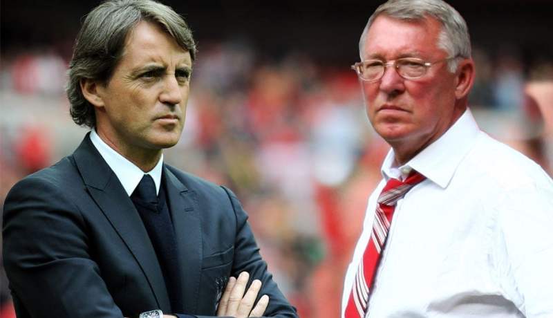 مانشيني   فيرغوسون لم يهنئني بإحراز لقب الدوري الانكليزي