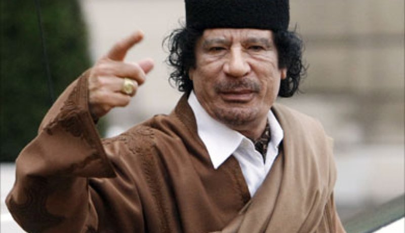 القذافي يقول إنه سيطهر ليبيا اذا استمرت الاحتجاجات