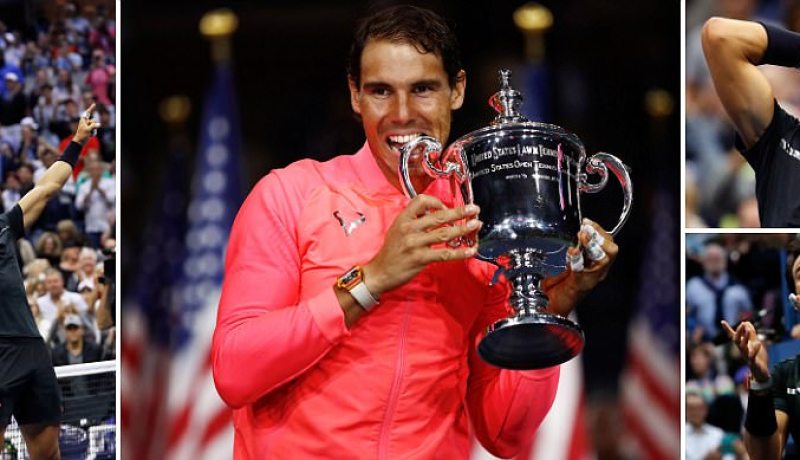 بالصور- نادال يتوّج ببطولة “أمريكا المفتوحة للتنس”