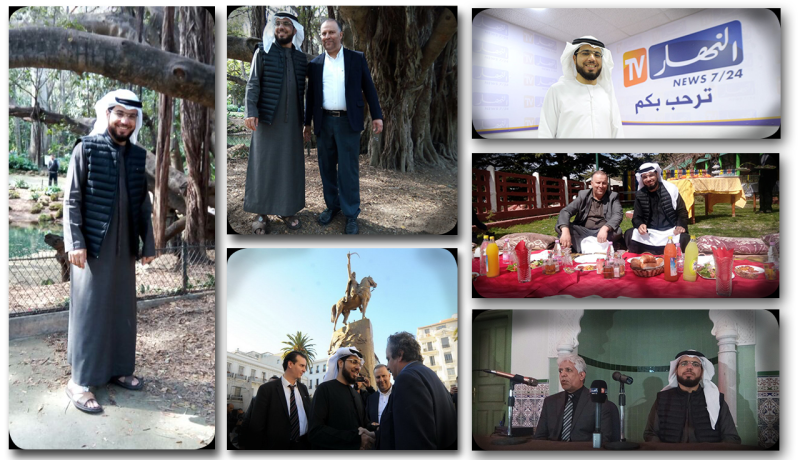 صور لزيارة الشيخ وسيم يوسف لأرض الشهداء
