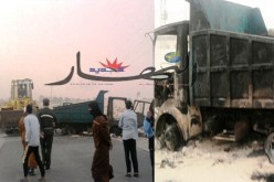 مواطنون‮ ‬يحرقون شاحنة البلدية ويعتصمون داخل خيمة بالدبيلة في‮ ‬الوادي