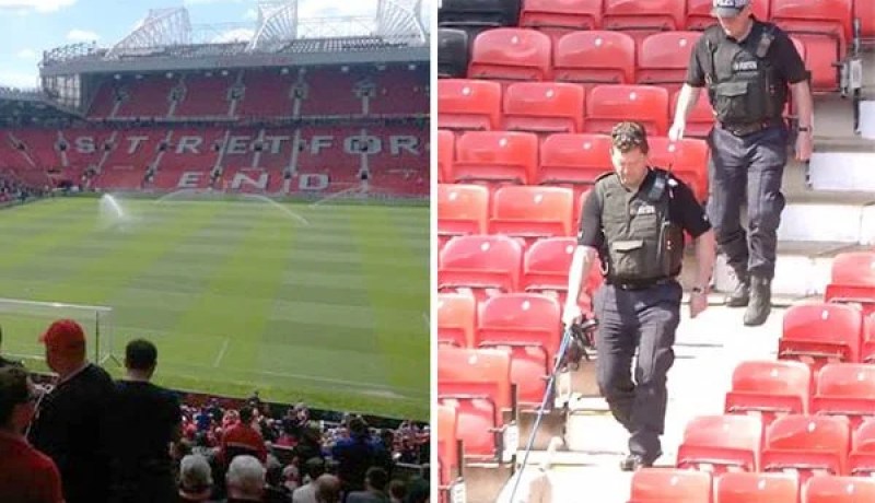 إلغاء مباراة ‫‏مانشيستر يونايتيد‬ وبورنموث‬ بعد العثور على حقيبة مشبوهة ‬