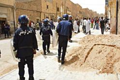 مناوشات بين شباب وقوات الأمن بحي ثنية المخزن في غرداية