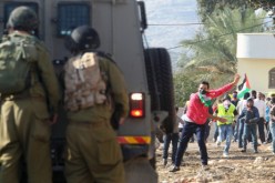 مظاهرة في القدس احتجاحا على سعي اسرائيل لبناء متحف على اراضيها