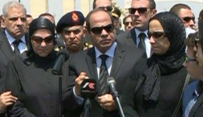 السيسي يتوعد بتشديد القوانين بعد اغتيال هشام بركات