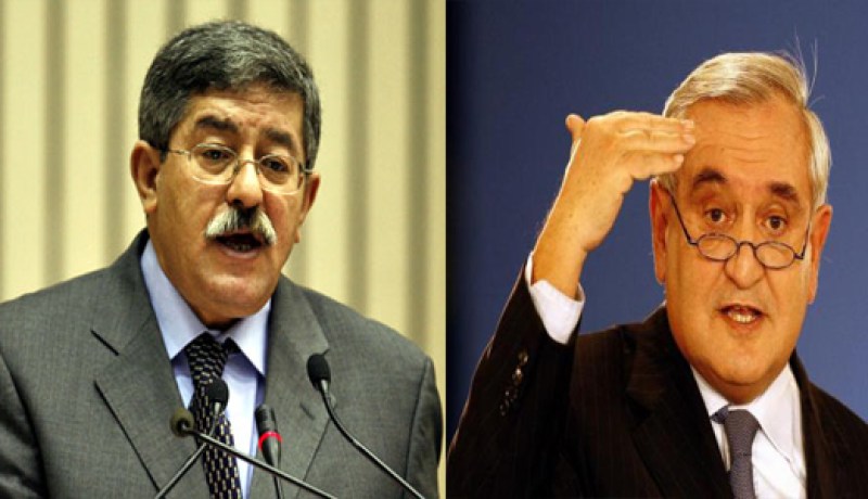 أويحيي يستقبل السيد جان بيار رافاران