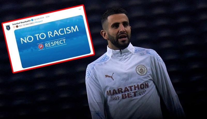 محرز.. فيغولي وبن ناصر يساندون “باشاك شهير” وينددون بالعنصرية