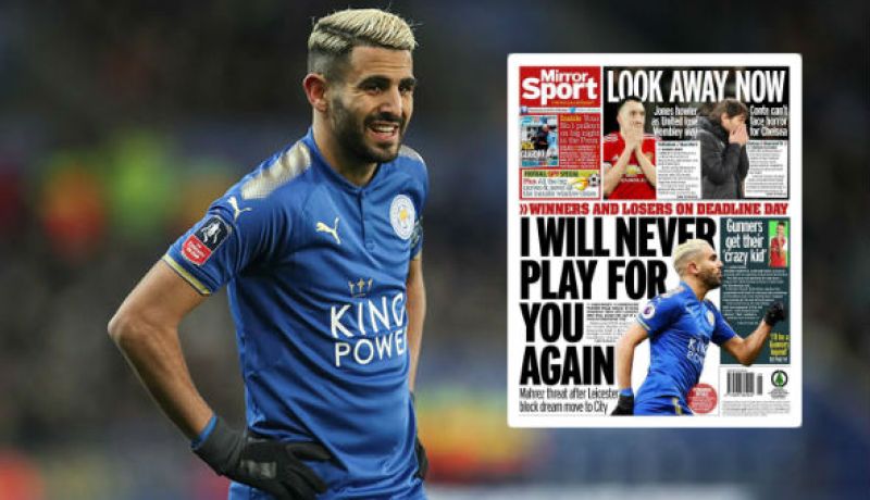 محرز: “لن ألعب لفريقكم مجددا” !