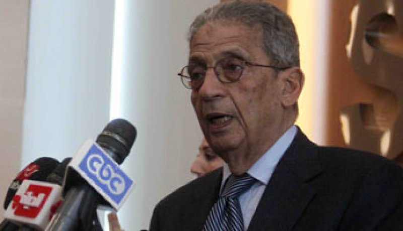 عمرو موسى صوتى سيذهب إلى السيسى حال ترشحه للرئاسة