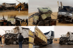 قتيل وجريحان في حادث مروع بحاسي مسعود